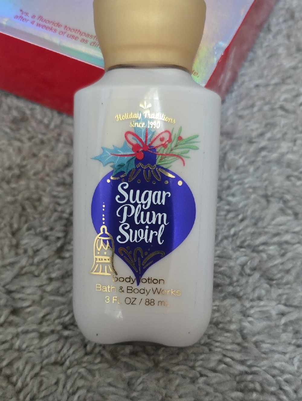 Bath & Body Works Sugar Plum Swirl Body Lotion - White & Purple